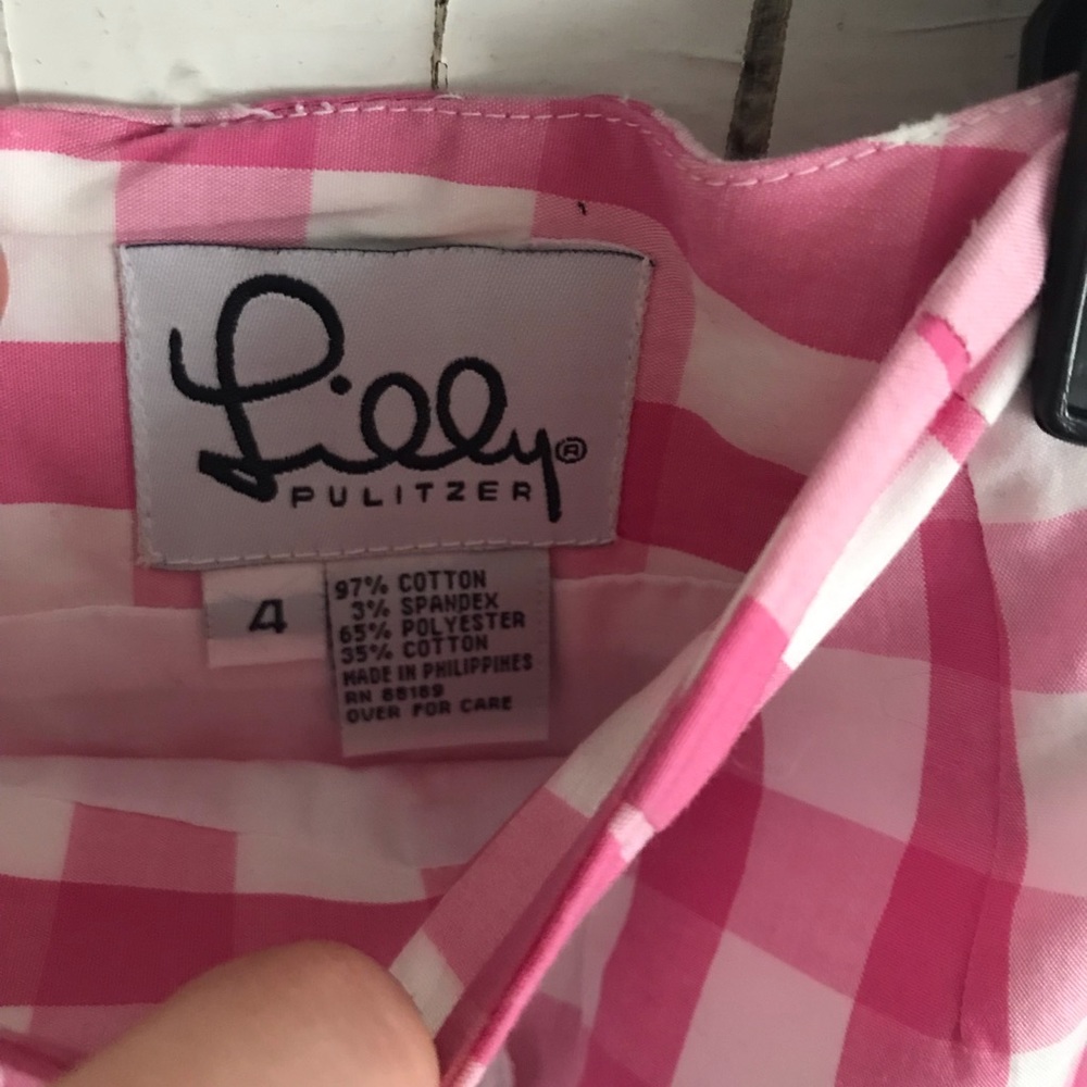 Lily Pulitzer gingham daisy print - Picture 3 of 6